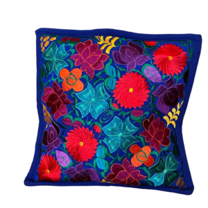 Cuscino Ricamato con Filo di Seta