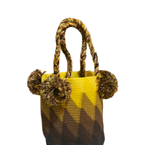 Borsa Tipo Secchiello Fatta A Mano In Filo Di Canapa