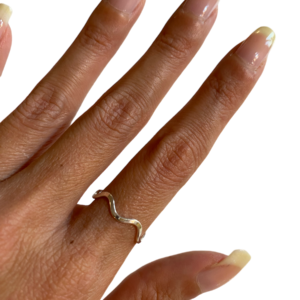 Anello curve in argento .925