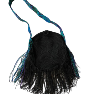 Borsa Tracolla Fatta A Mano In Canapa Naturale