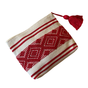 Pochette In Cotone Fatta Sul Telaio A Vita