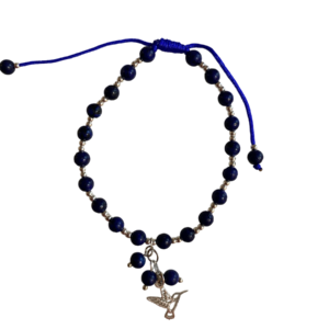 Bracciale colibrì argento e lapislazzuli