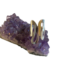 Anello curve in argento .925