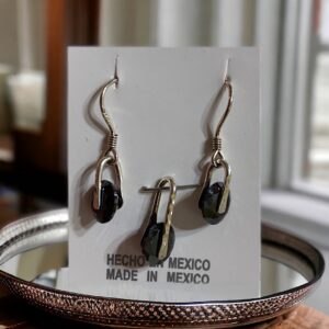 Orecchini e ciondolo in zircone e argento