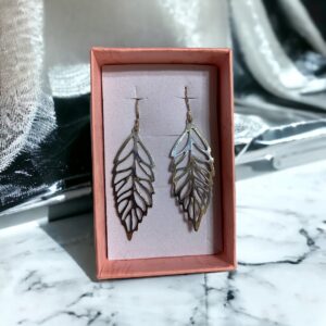 Orecchini a foglie in argento .925