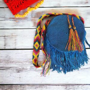 Borsa rotonda in canapa