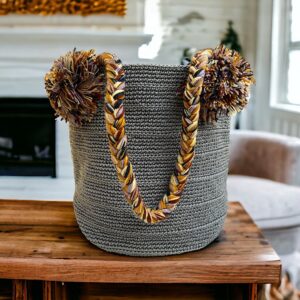 Borsa secchiello in canapa naturale