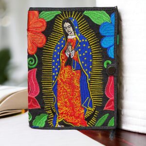 Custodia E Quaderno Madonna Con Ricami In Filo Di Seta