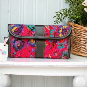 Portafoglio punto e croce