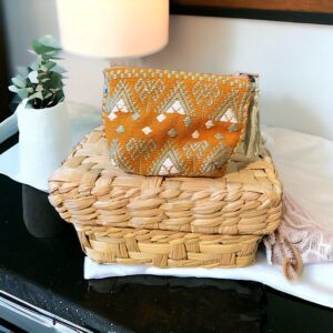 Porta monete fatto su telaio