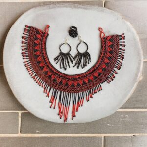 Collana chaquiras fatta a mano