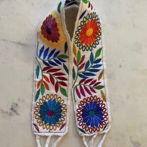 Fasce con ricamo in filo di seta