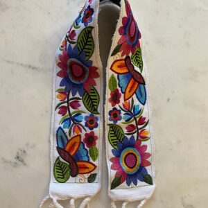 Fasce con ricamo in filo di seta