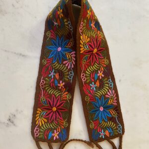 Fasce con ricamo in filo di seta