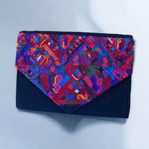 Pochette In Cotone Con Ricami a mano