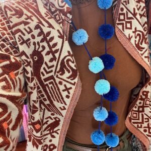 Collana/cintura ponpon