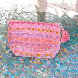 Porta monete fatto su telaio