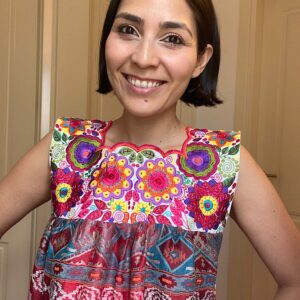 🎨 Vestito Ricamato a Mano – Tradizione Viva dal Messico 🇲🇽