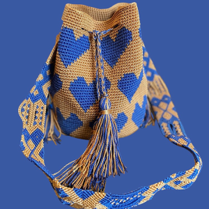 Borsa tracolla in canapa