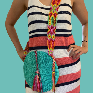 Borsa tracolla in canapa