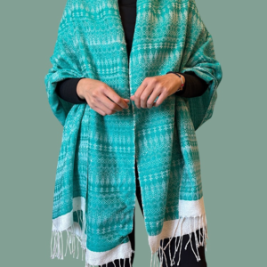 Rebozo tradizionale messicano fatto a mano