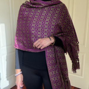 Rebozo tradizionale messicano fatto a mano