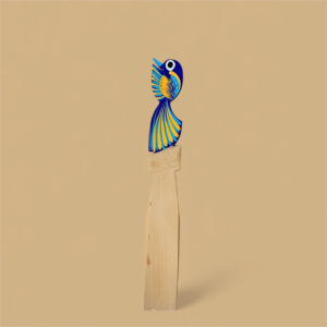 Segnalibro in legno fatto e dipinto a mano