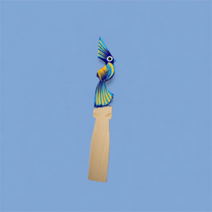 Segnalibro in legno fatto e dipinto a mano