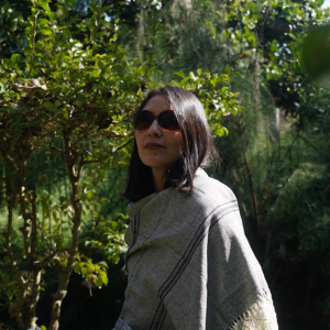 Rebozo tradizionale messicano fatto a mano sul titolo