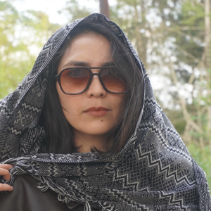 Rebozo tradizionale messicano fatto a mano sul titolo