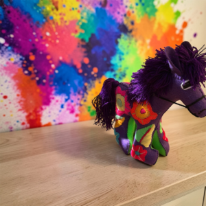 Peluche cavallo fatto a mano