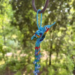 Colibrì fatti a mano con perline