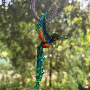 Colibrì fatti a mano con perline