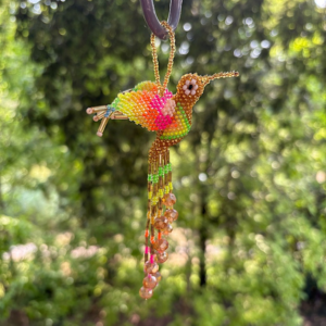 Colibrì fatti a mano con perline