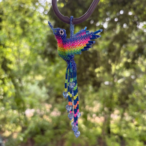 Colibrì fatti a mano con perline