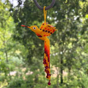 Colibrì fatti a mano con perline