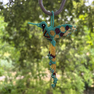 Colibrì fatti a mano con perline